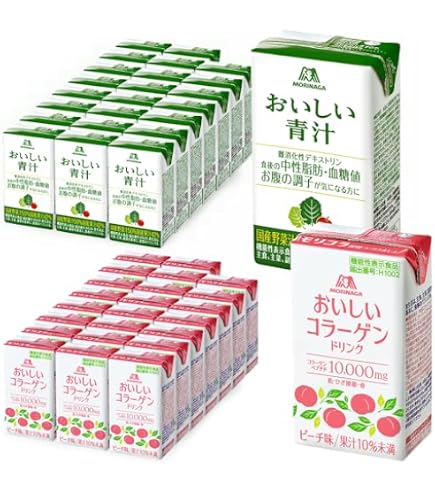 Amazon | 森永製菓 おいしいコラーゲンドリンク 125ml×24本 ピーチ味