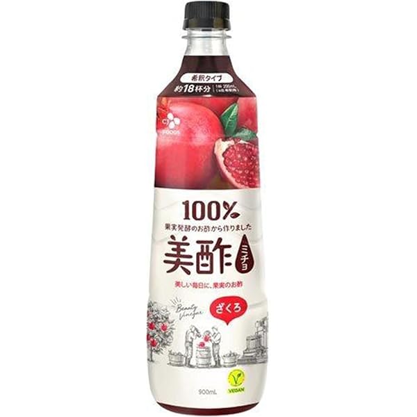 Amazon.co.jp: 美酢 ミチョ ザクロ 900ml 2本セット : 食品