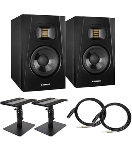 Amazon | ADAM Audio T5V ペア スピーカースタンドセット 5インチ