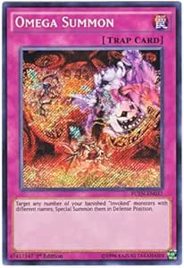 Amazon Co Jp 遊戯王 英語版 Fuen En037 Omega Summon 魔法名 大いなる獣 シークレットレア 1st Edition ホビー 通販