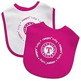 Baby Fanatic Bib, Texas Rangers, 2 Count by BAC98 [並行輸入品]
