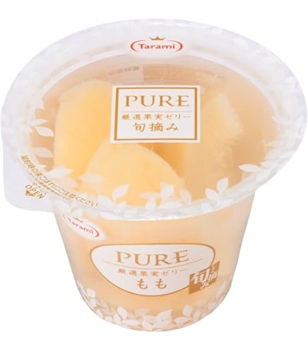 Amazon.co.jp: たらみ PURE もも ゼリー 270g × 6個 : 食品・飲料・お酒