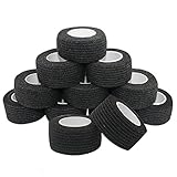 STpro 自己スティック包帯ラテックス 12巻 2.5CM x 4.5M ストレッチスポーツラップ (黒)