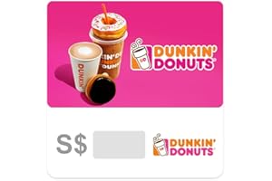 S$10 Dunkin DonutGift Card - Delivered via email