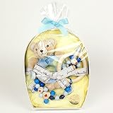 出産祝い ベビーギフト granpapa（グランパパ） ラトル2個 と おもちゃホルダー ギフトセット