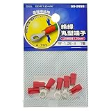 オーム電機 絶縁丸型端子 RF-1.25-4 7個入 DZ-RF1.25-4/A7 09-2459 OHM