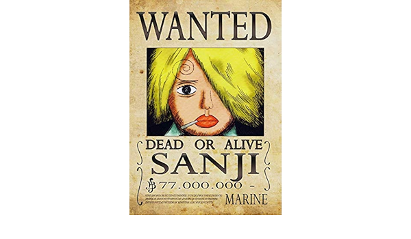 Amazon サンジはアニメマンガを指名手配ワンピース インテリア オンライン通販