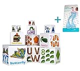 はらぺこあおむし・ABCスタッキングキューブ（ベビー スプーン＆フォーク付）