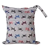 【ノーブランド品】おむつポーチ おむつバッグ  防水ポーチ 抗菌 消臭 6タイプ (No.4)