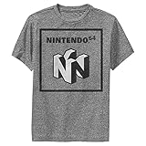[Nintendo] Tシャツ Nintendo 64 Element 杢チャコール Large