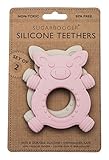 Sugarbooger Silicone Teether Set-of-Two Giggly Piggly [並行輸入品]