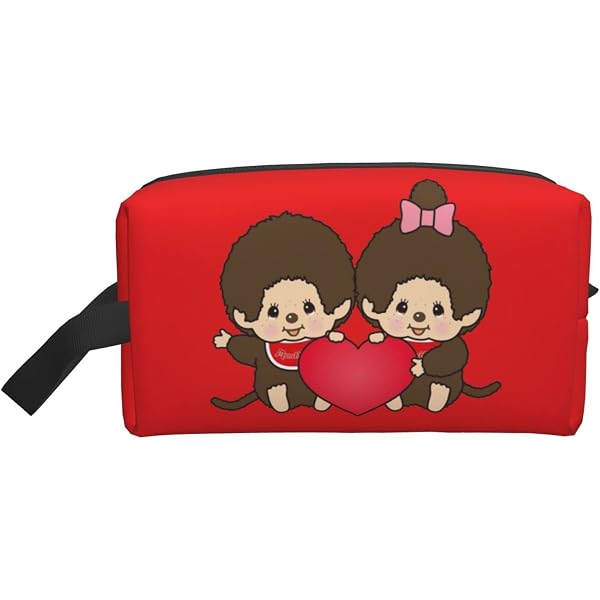 Amazon.co.jp: モンチッチ 化粧ポーチ メイクボックス 化粧品収納