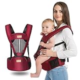 ロシヒ 抱っこひも ベビーキャリア　おんぶ　ウエストキャリー ヒップシート 肩ストラップ付き　通気性がよい メッシュ素材　軽量 パッド入り 腰負担軽減　装着簡単 新生児から使用可能　　出産祝い