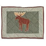 Patch Magic 16-Inch by 12-Inch Moose Crib Toss Pillows