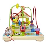 Better baby 木のおもちゃ 動物 ビーズコースター ビーズ メイズ ルーピング 数字 幼児 知育玩具