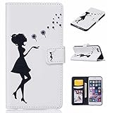 iPhone 6s / iPhone 6 ケース 手帳型ケース, UNEXTATI 高品質PUレザー 財布型ケース 保護カバー カード収納 スタンド機能 マグネット開閉式 Apple iPhone 6