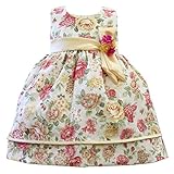 ベビードレス 001920 女の子 ワンピース キッズ ジュニア [リトルプリンセス] Little Princess バナナ 70cm