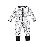 PER　ロンパース　ベビー服　カバーオール　長袖　女の子　男の子　パジャマ　お出かけ着　星　柔らかい　プレゼント　出産祝い (73)