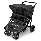 Out n About Little Nipper Double Stroller Jet Black by Little Nipper Double