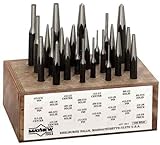 Mayhew 80040 Punch Set in Wood Box, 24-Piece [並行輸入品]