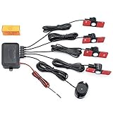 GreenYi Car Parking Sensor Auto Reverse Backup Radar Assistance System with Buzzing Alert + 4 x 16mm
