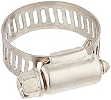 uxcell クランプ 調整可能 16mm-25mm ウォーム ギヤ ホース 5個入り