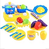 おもちゃ、smtsmt 26pcs Kids Kitchen Utensils Food Cooking Pretend PlayセットToy