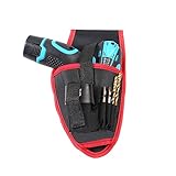 KKmoon ドリルホルダー ウエストバッグ ポケットバッグ コードレスドリルホルダー 工具袋 収納袋