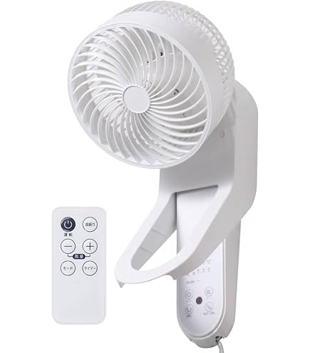 Amazon | 【トヨトミ】壁掛け扇風機 FW-S3024 人感センサー 下向き角度