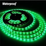 5m green 300 leds smd 3528 flexible led strip light waterproof