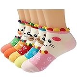 ［キロフライ］kiloflyベビーかわいい動物の3D耳コージーソックス、5ペアセット、赤ちゃん学?