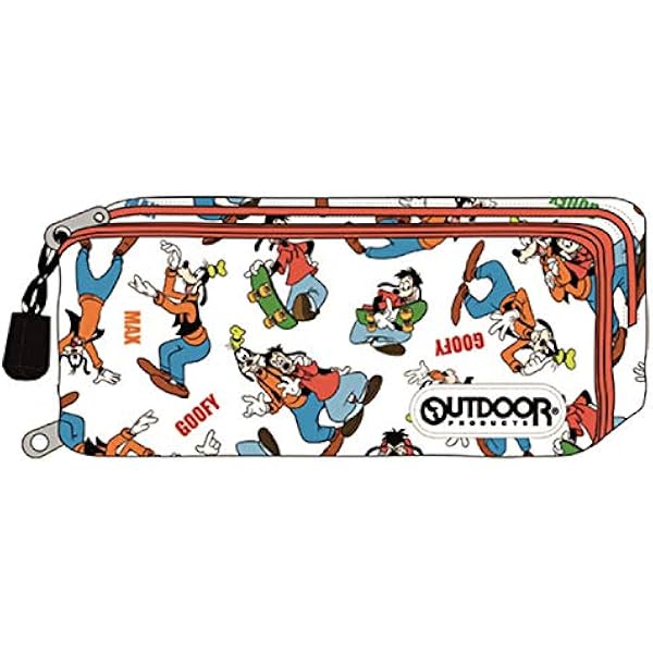 Amazon Co Jp サンスター文具 Outdoor ディズニーグーフィー ペンケースwルーム型 グーフィー マックス アウトドアプロダクツ19 文房具 オフィス用品