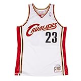 Mitchell & Ness Lebron James 2003 – 04 Authentic Jersey Cleveland Cavaliers ホワイト