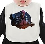 Deadpool Scar Face ネクタイを有する有機ビブ Medium