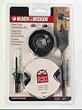 Black & Deckerドアロックインストールキット2面ボア1 / 8 " & 1 "エッジボア5ステップ