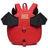 子供用リュック 迷子防止 ハーネス付 キッズ 幼稚園 リュックサック かわいい (ちびデビル)