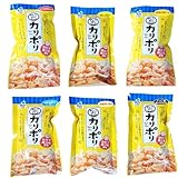 カリポリ貝ひも 18g × 6種セット （しお味・醤油バター味・マヨネーズ味・とうがらし味・ガーリック味・チーズ味） 青森 ホタテ おつまみ