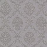 Beacon House 495-69063 Tennyson Mauve Shimmer Damask Wallpaper [並行輸入品]