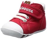 [ミキハウス] MIKIHOUSE ミキハウス ｍロゴ ファーストベビーシューズ 10-9363-783 002 (赤/13)