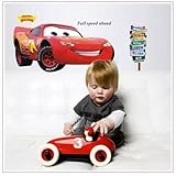 Amazon Co Jp 並行輸入品 ディズニー カーズ2ウォールステッカー 壁紙シール 子供壁紙シール Disney Pixar Cars 2 Alarm Clock Lightning Mcqueen ホーム キッチン