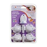 Dreambaby Adhesive Mag Locks - 4 Locks and 1 Key by Dreambaby