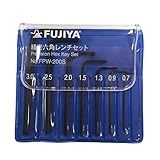 フジ矢 精密6角レンチセット 7本組 (0.7/0.9/1.3/1.5/2.0/2.5/3.0mm) FPW-200S