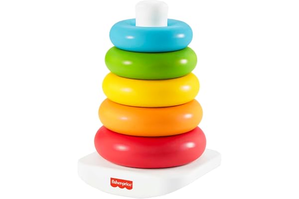 フィッシャープライス(fisher price) ゆらりんタワー（エコ） 赤ちゃん・幼児のおもちゃ 知育・学習玩具 6ヵ月から カラフル GRF09