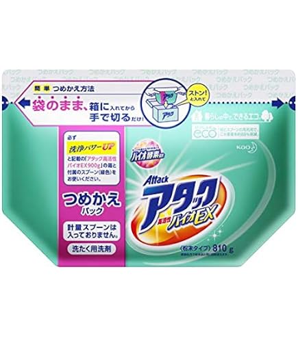 Amazon.co.jp: アタック 【ケース販売】高活性バイオパワー つめかえ用