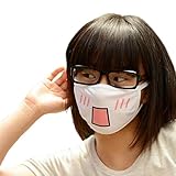 ZooooM 3枚セット プリント マスク 布 ダスト シールド 布 マスク 面白 おもしろ ユニーク 口 顔 花粉 ホコリ 砂 埃 フィルター プリント オシャレ お洒落 ファッション 仕事 学校 