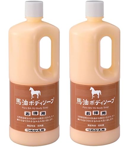 Amazon.co.jp: アズマ商事 馬油シャンプー 詰め替え 1000ml×2本
