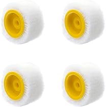 4 Pack 4/5 Inch Mini Paint Rollers For Touch Up Trim Edge Or Corner, Extra Small Paint Wool Brushes, Tiny Painting Tool, Replacement Accessories