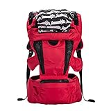 Kris&Ken Waterproof Oxford Baby Carrier With Detachable Hipseat Infant Breathable Backpack-Red by Kr