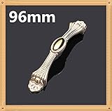 Dagly（TM）長さ142ミリメートル穴ピッチ96ミリメートル亜鉛合金ハンドルの引き出しは、アンティーク家具のハンドルキャビネットを扱うアイボリーホワイト色を扱います