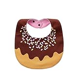 Morninggold ベビー ビブ 赤ちゃんのためのコットン制 三角 よだれかけ 無地 バンダナ型 （4枚） (X5)